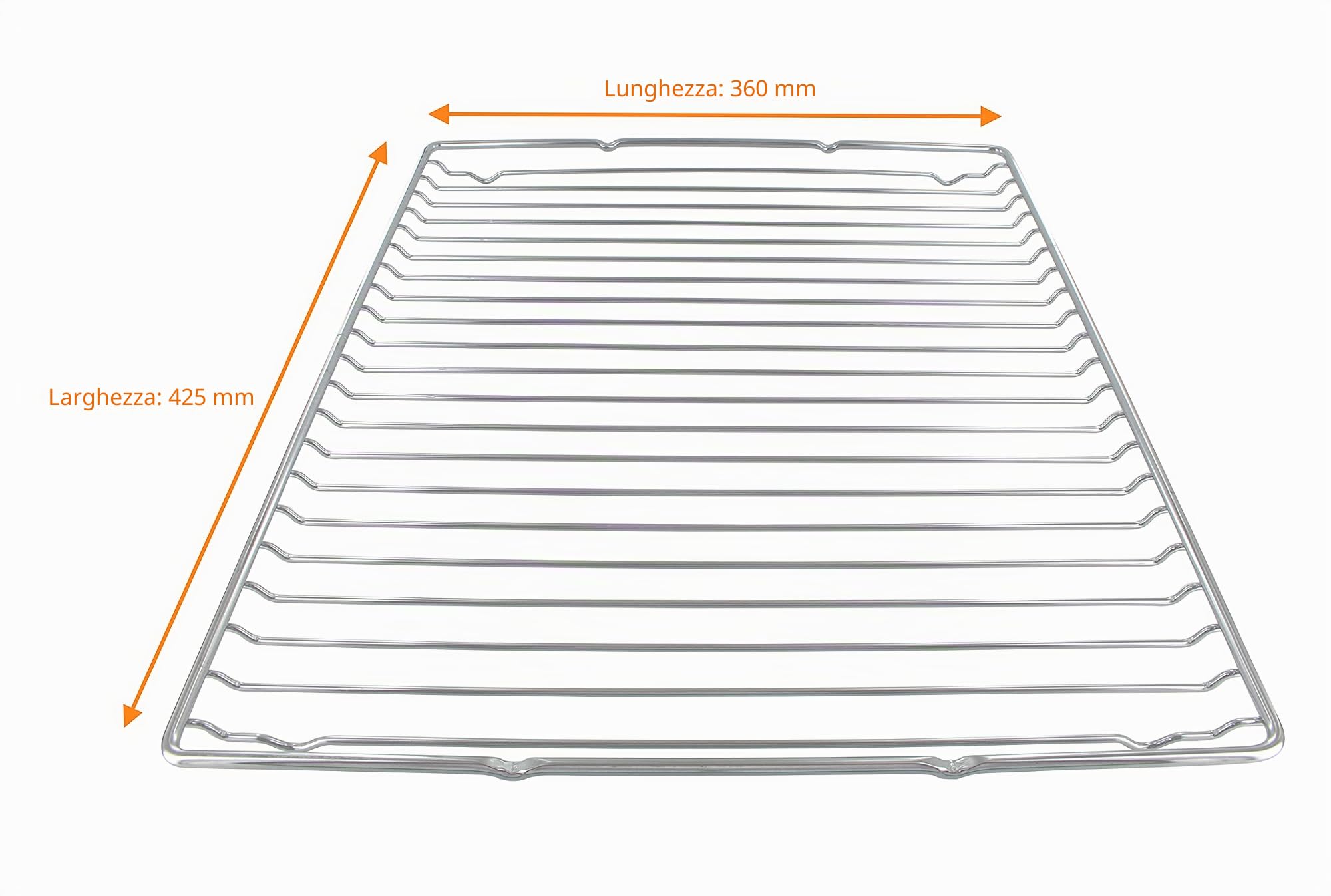 DL-pro Griglia da forno 42,5 x 36 cm per AEG Electrolux Juno 387029001/6 3870290016 387029001