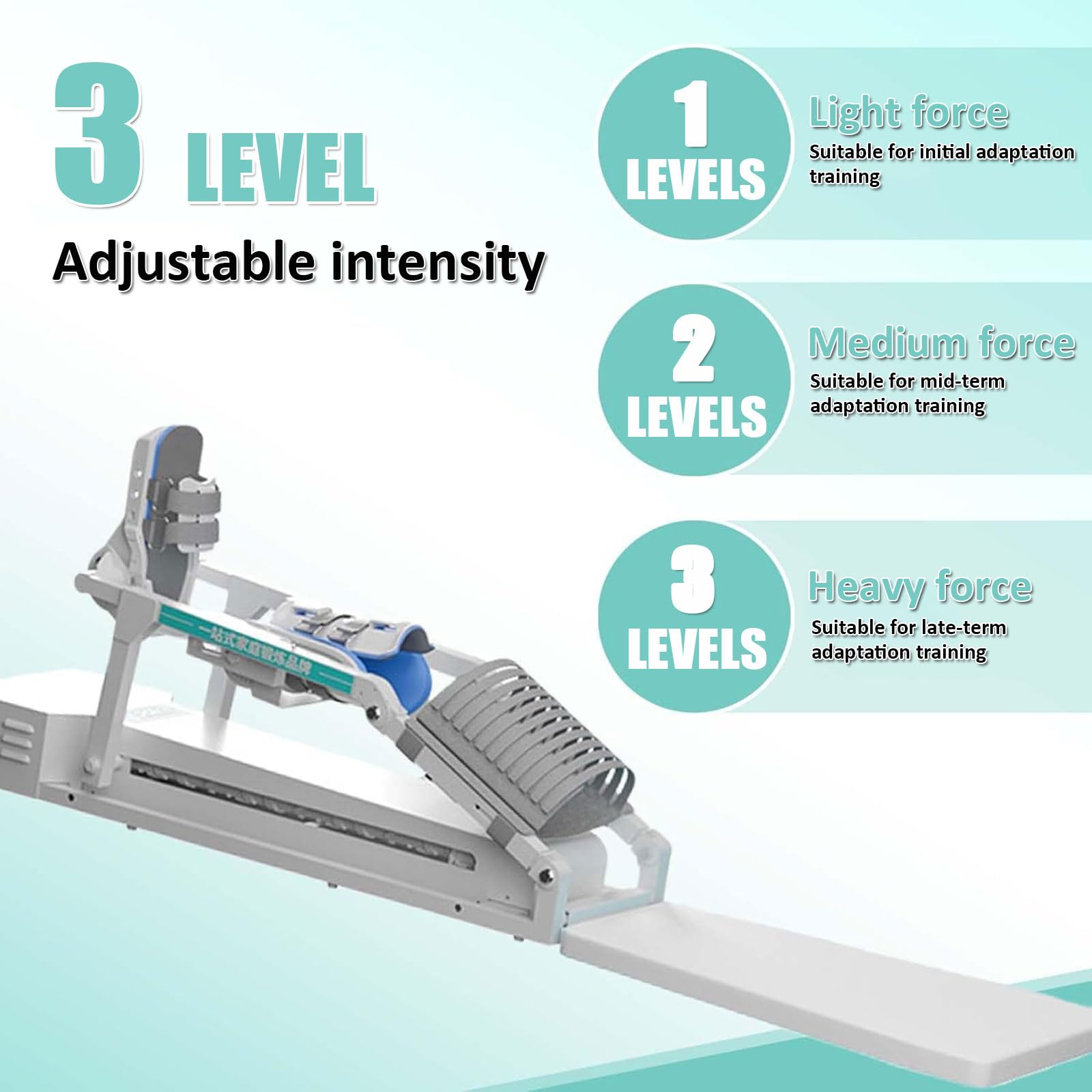 Trainer Elettrico per la Riabilitazione del Ginocchio, Dispositivo di Allenamento per Caviglia, Ginocchio e Anca, Macchina CPM 0-140° per Fisioterapia Fratture e Stretching