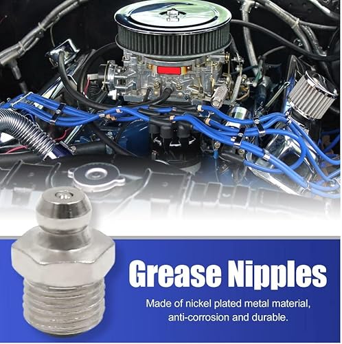 Generico 10X INGRASSATORE Idraulico Diritto M6X1