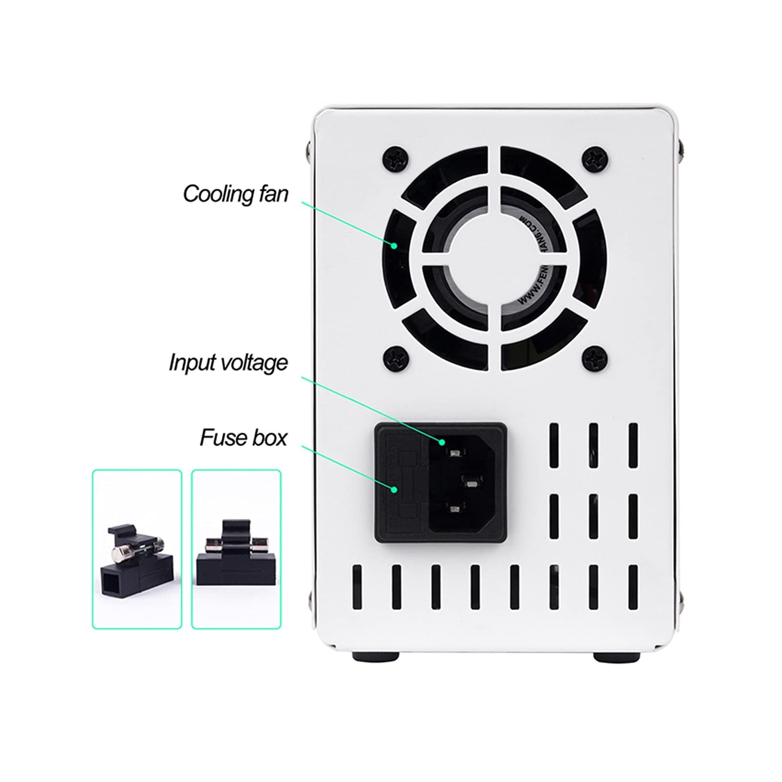 Labornetzteil, Digitalbank reguliertes Wechsel DC USB. Stromversorgung 3. 0V 10A. Einstellbare Laborbank-Stromquellenregler(AU)