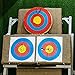TOPARCHERY Archery Target 3 Layers 20 inch Traditional Solid Straw Archery Target 2.3 inch Thickness Hand-Made Arrows Target for Outdoor Shooting Practice (20in / 3 Layers)