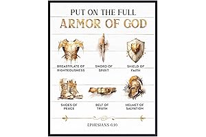 God of War Poster Framed: Armor of God Wall Art & Decor