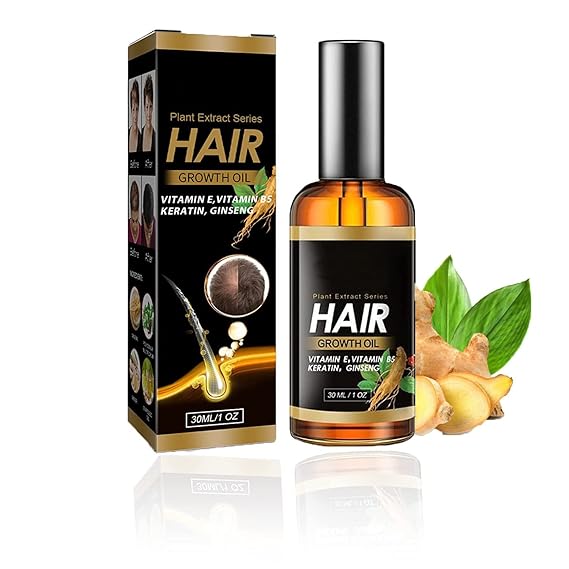 1/2/3PCS Suna Plant Extract Hair Growth Oil, EELHOE Ginger