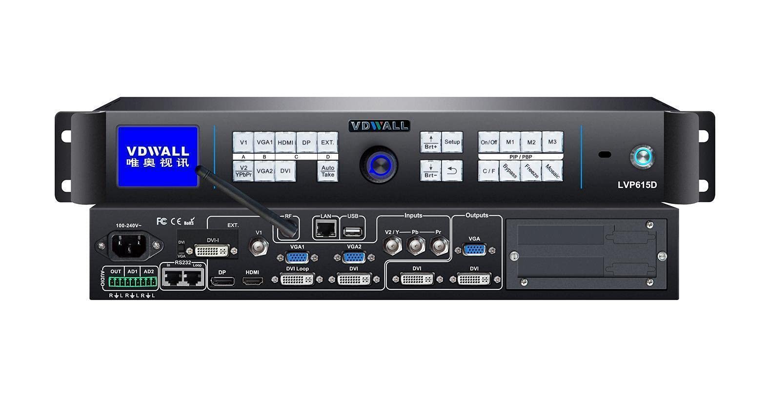 VDWall Best Price for Stage Events HD LED Video Processor LVP615D