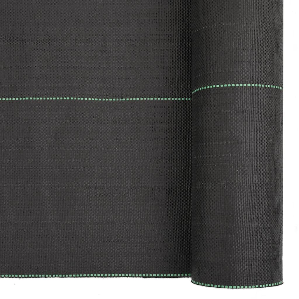 vidaXL Membrana antimaleza negra 0,5 x 150 m de polipropileno