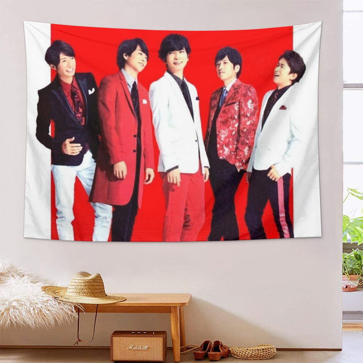 Amazon.co.jp: 嵐 あらし タペストリー 壁掛け 布ポスター 壁飾り