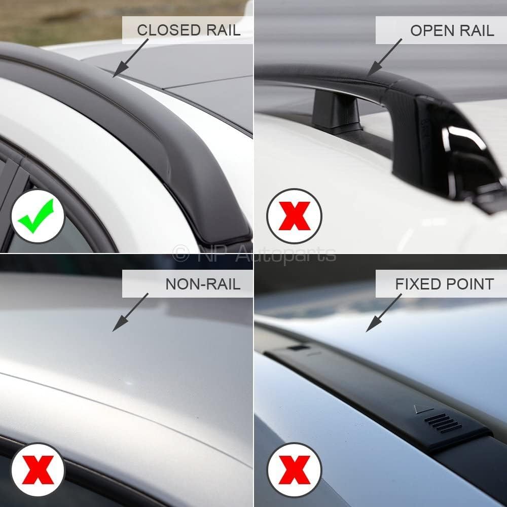 Farad - Barre portatutto Aerodynamic Black in alluminio con kit Hilo compatibile con HYUNDAI TUCSON 5 porte anno dal 2021 in poi con corrimano basso (railing integrati)