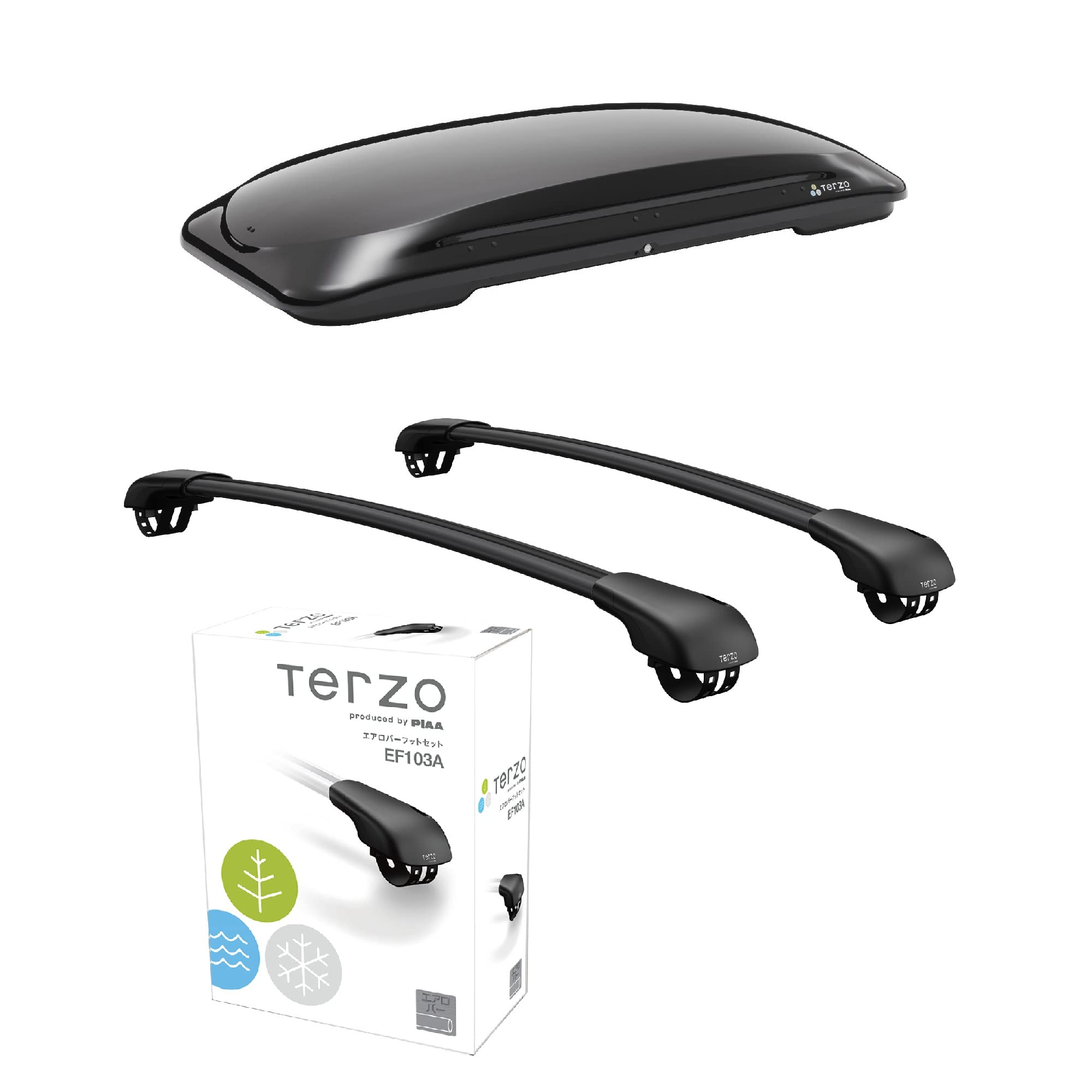 Amazon.co.jp: Terzo テルッツォ (by PIAA) ルーフボックス 320L シン