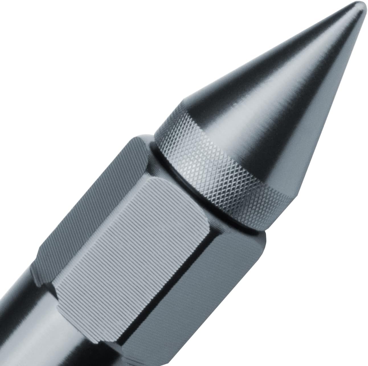 Gunmetal 20 PCS M12x1.25 Lug Nuts Spiked 60mm Extended Tuner Aluminum Wheels Rims Cap WN03