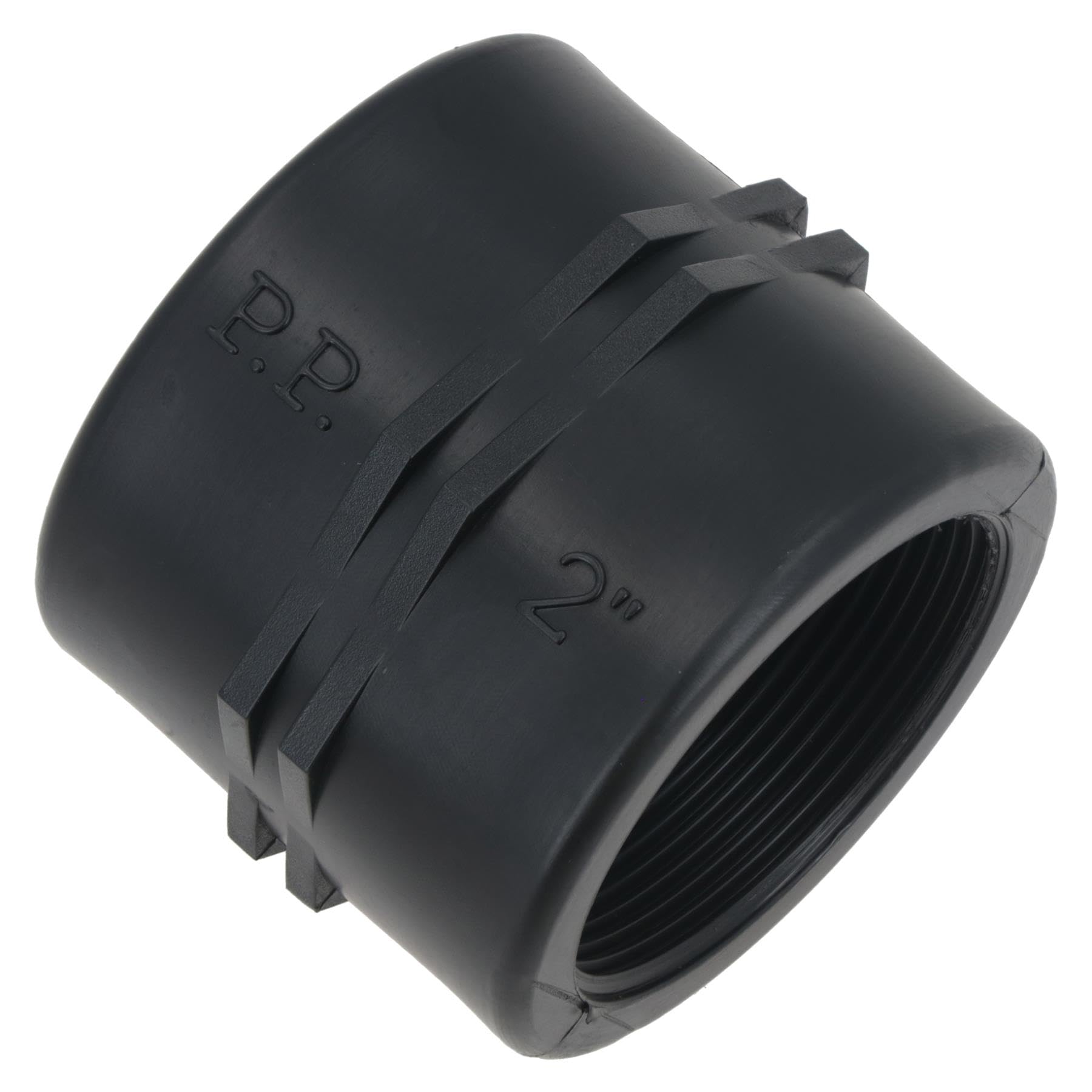 Polypropylene PP Female Threaded Pipe Fitting Sockets 2in – 2in BSP 1pc
