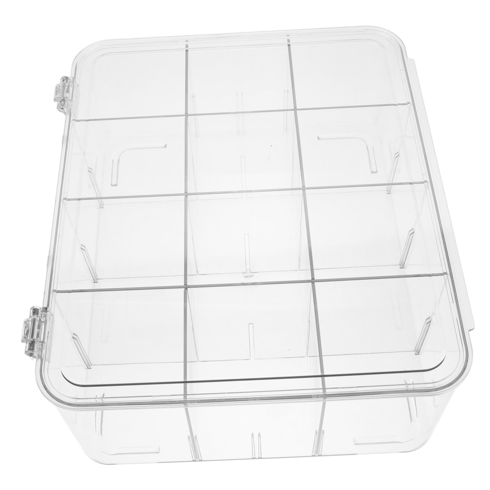 Scatola Porta Carte in Materiale Robusto Espositore Da Tavolo Per Biglietti Da Visita Contenitore Carte Trasparente Per Ufficio Custodia