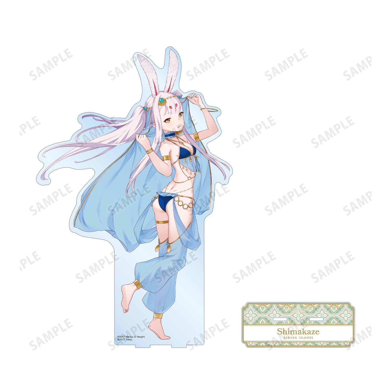 アズールレーン　アクリルスタンドセット　踊り子ver Amazon.co.jp: アズールレーン 描き起こしイラスト 島風 踊り子