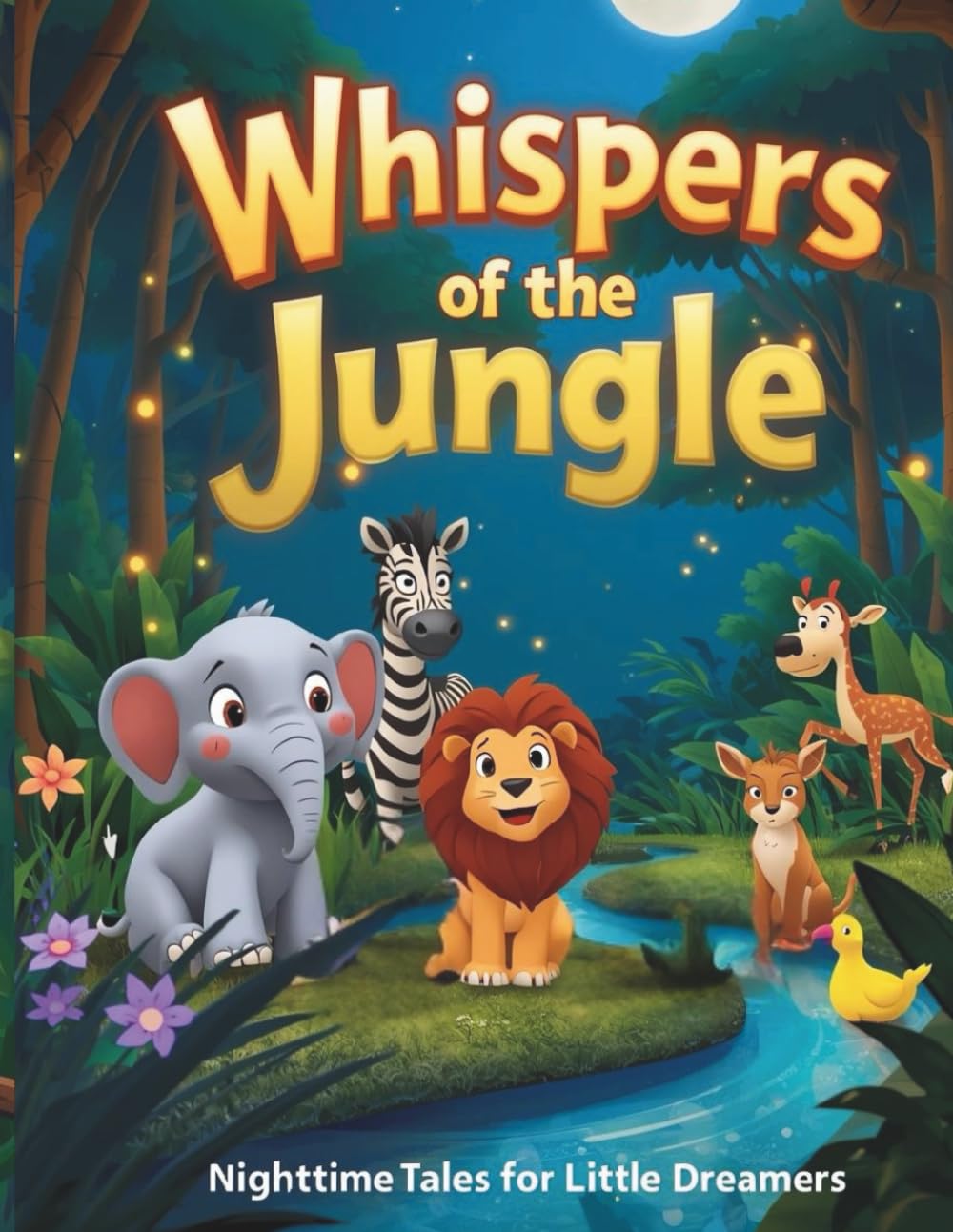 Whispers of the Jungle Bedtime Tales for Little Dreamers: Gentle Moral Stories with Jungle Animals to Teach Kindness, Patience, and Friendship (Bedtime Whispers Collection)