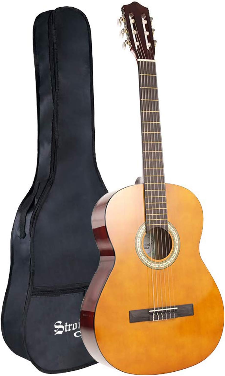 Strong Wind39 Inch Classical Guitar Nylon Strings Acoustic Guitar for Beginner Students Adult with Bag