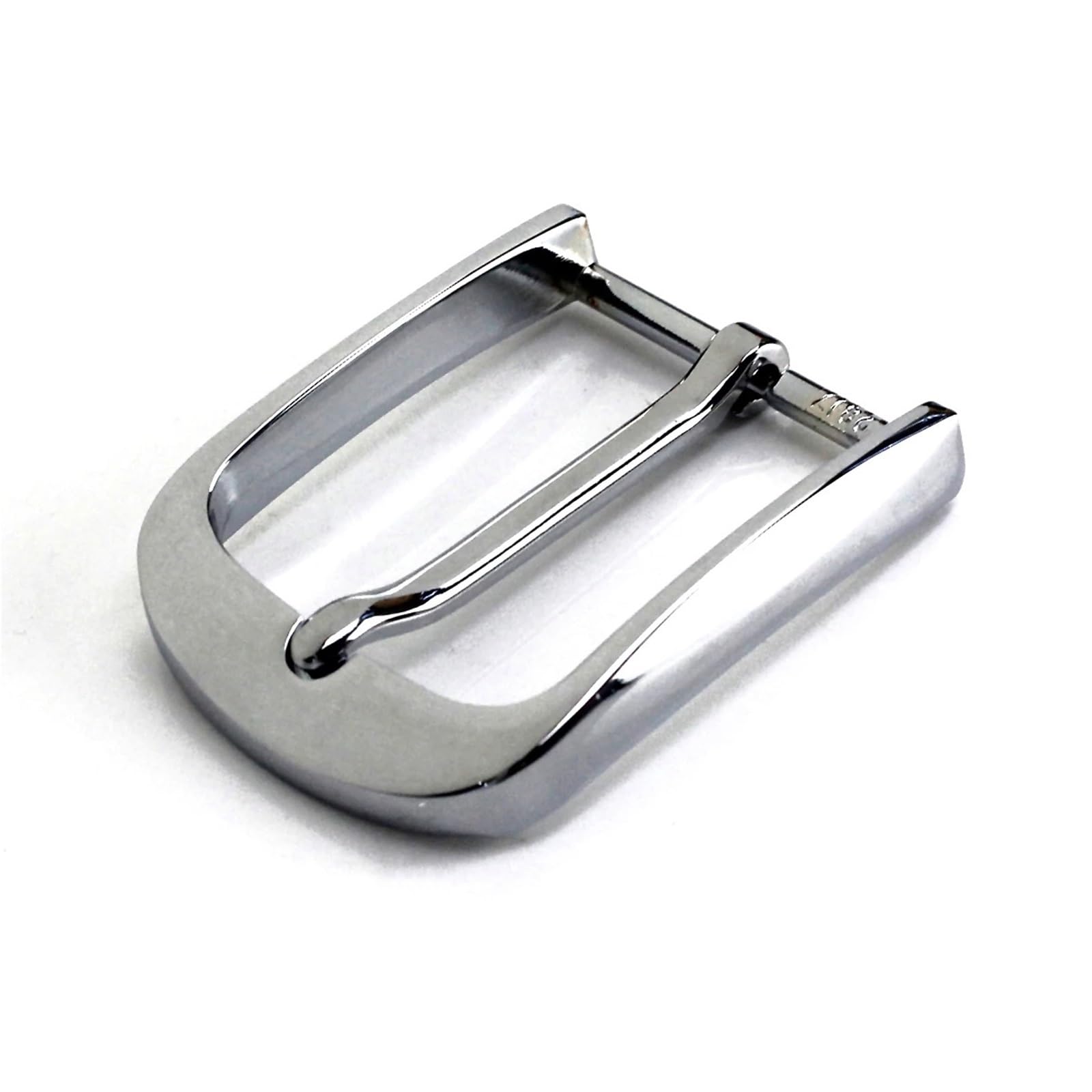 Hebillas de cinturón metal 40 mm y medio broche con pasador, lote de 20 piezas