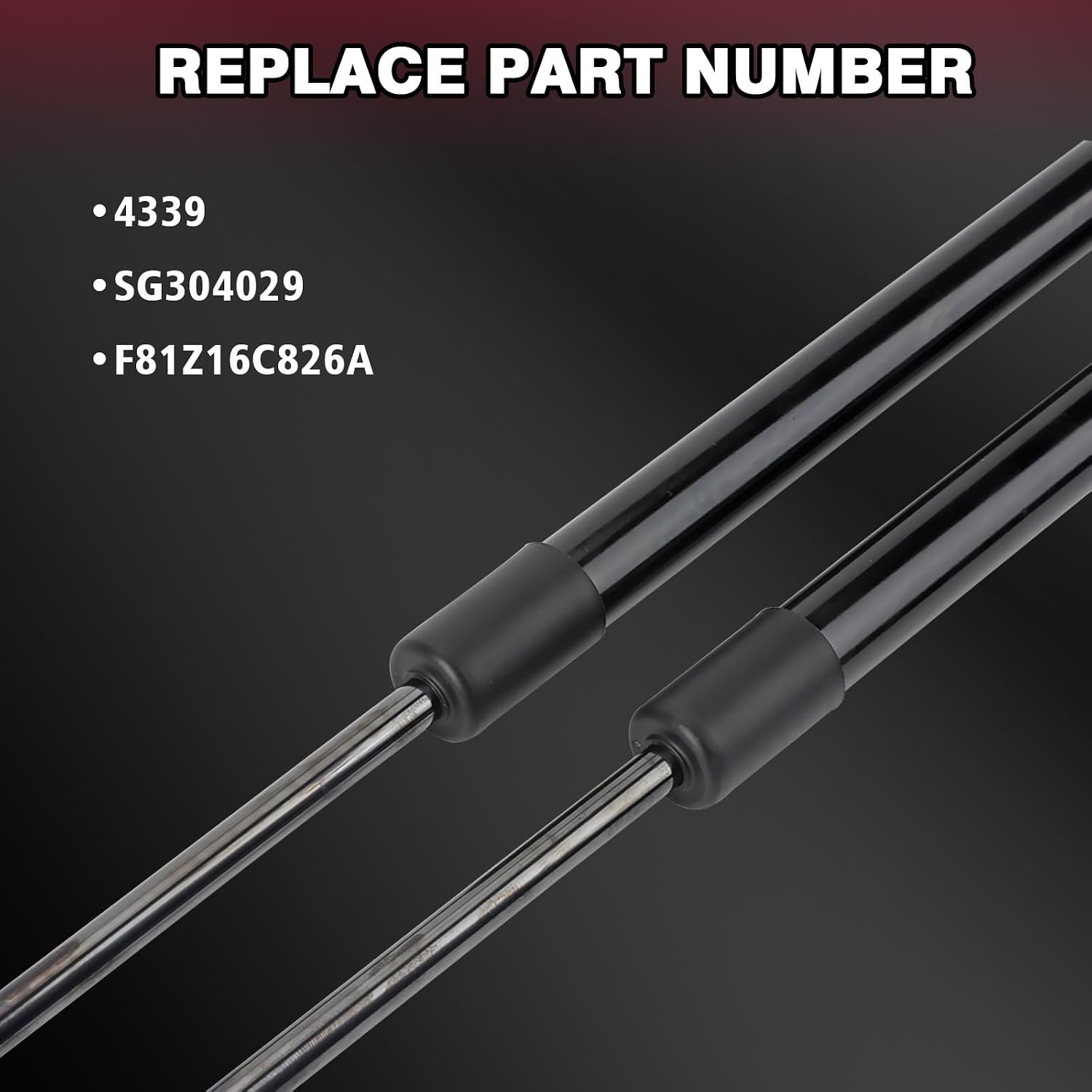 2 Pcs Front Hood Lift Supports Shocks Struts Compatible with Ford Vehicle 1999-2007 Excursion F250 F350 F450 F550 Super Duty Front Hood Lift Gas Spring Struts, Replace#SG304029 4339