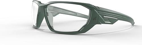 EDGE Dawson - Gafas de seguridad envolventes de alta calidad ANSI Z87, lentes de seguridad antideslizantes con clasificación de alto impacto