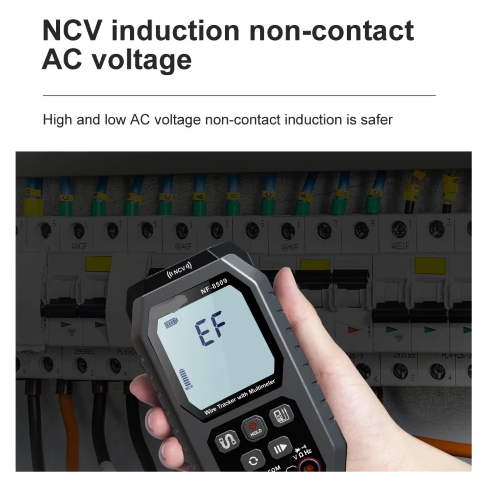 Multifunktions-Netzwerkkabeltester Zur Kabelprüfung, Multimeter, Strom-, Spannungs- Und Widerstandsprüfung, Drahtsucher Leicht Und Tragbar