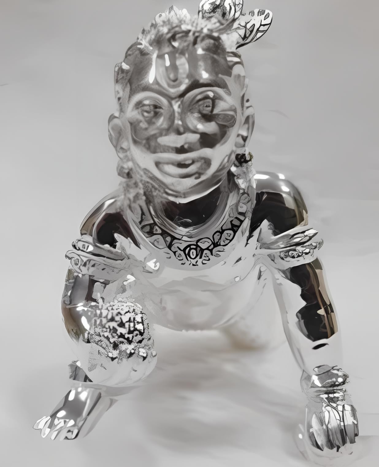 Statue Ladu Gopal en argent 925 inoxydable : finis les métaux qui noircissent