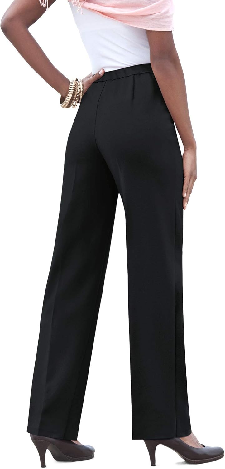 Roaman's Women's Plus Size Classic Bend Over Pant