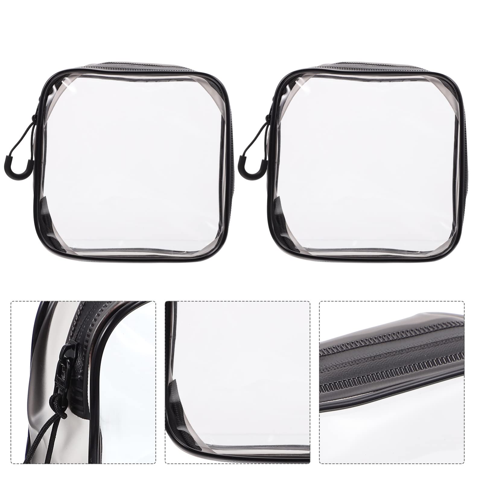 POPETPOP 8pezzi Borsa Sacchetti Viaggio Trasparenti Per Organizzatori Maneggevoli Per Make-up e Accessori Per Trasporto Liquidi e Toiletry