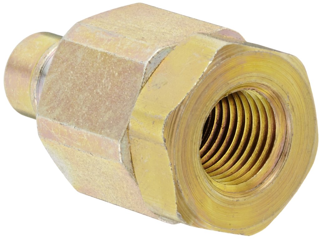 Snap-Tite VHN4-4F Zinc-Plated Steel H-Shape Quick-Disconnect Hose Coupling, Nipple, 1/4