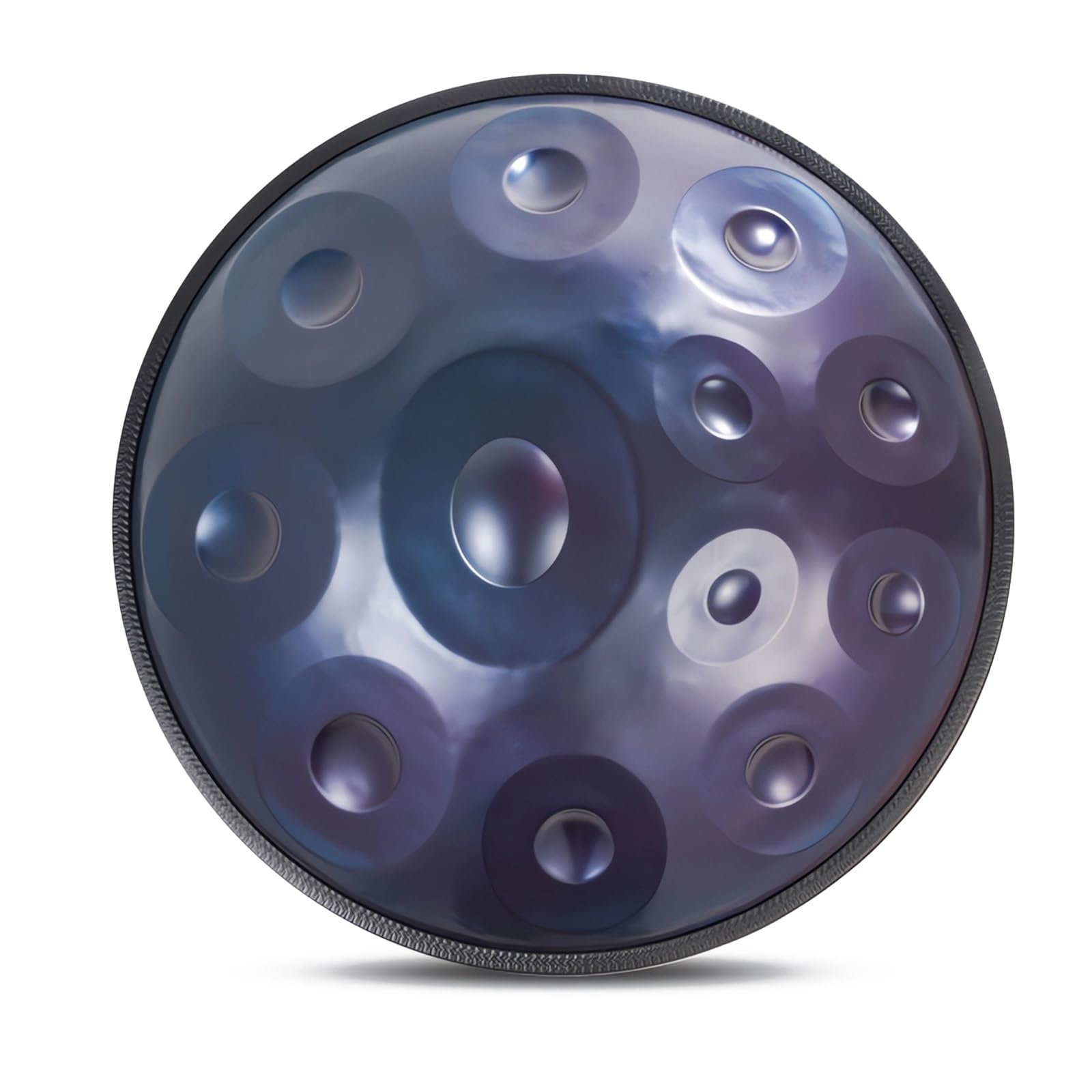 Handpan Drum, Instrument De Percussion Hand Pan Drum De 432Hz/440Hz Pour La Guérison Sonore Et La Méditation Personnelle, 55cm 9/10/ 12 Notes Steel Tongue Drum Et Tous Les Accessoires (Size : 432Hz