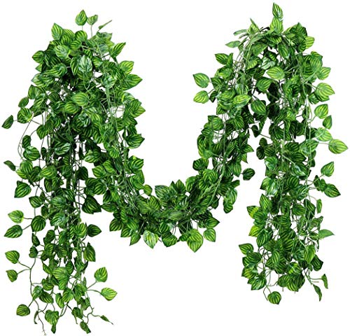 ZWYOQI 84Ft Fake Vines for Room Décor (Watermelon/12 Strands)