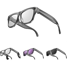 AI Smart Glasses 1080P Camera with EIS, AI Voice Control, Bluetooth 5.4 Audio, Real-Time Translation, IP65 Waterproof, 260mAh Battery, Open-Ear Directional Sound, Lightweight for Outdoor & Daily Use