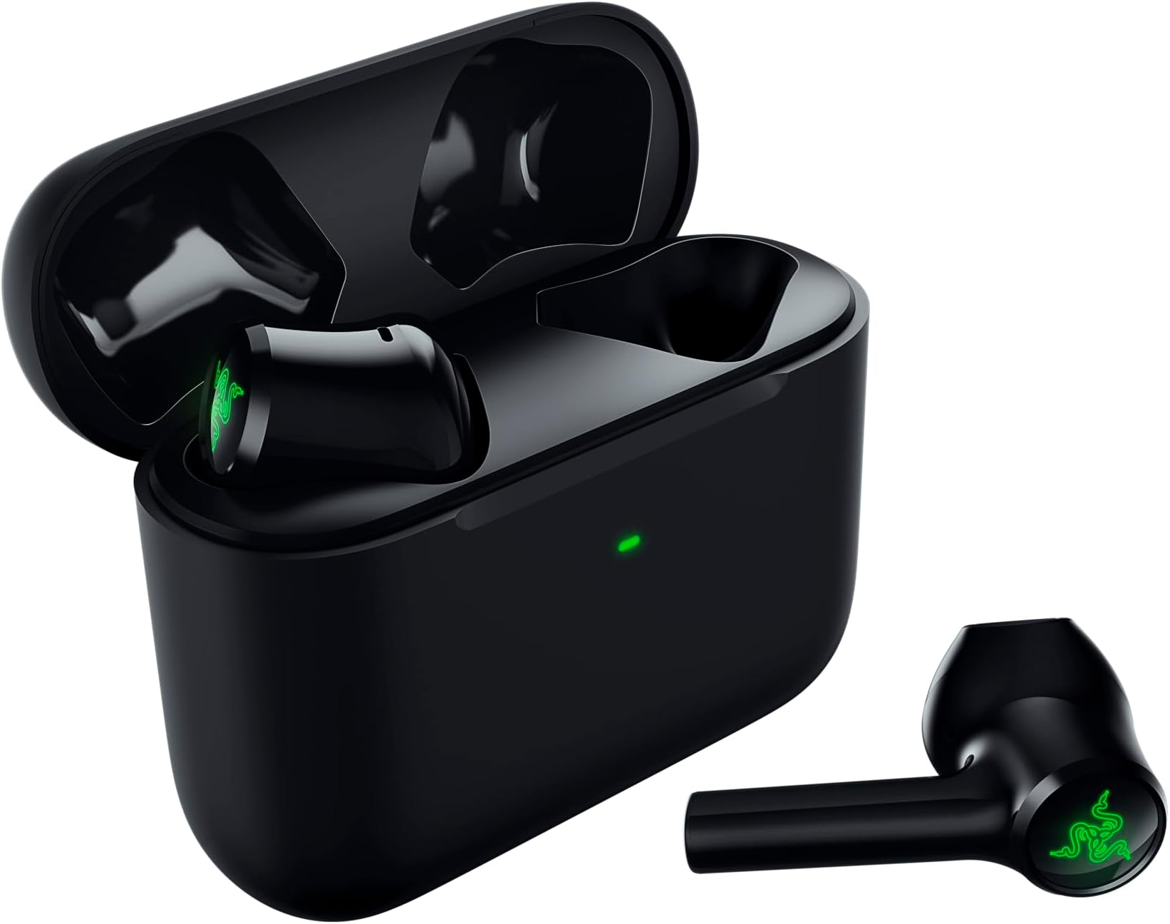 Razer Hammerhead True Wireless X - Low Latency Earbuds (Low Latency 60ms Gaming Mode, Mobile App Customisation, Custom-tuned 13mm drivers, Bluetooth 5.2 with Auto-Pairing, Google Fast Pair) Black