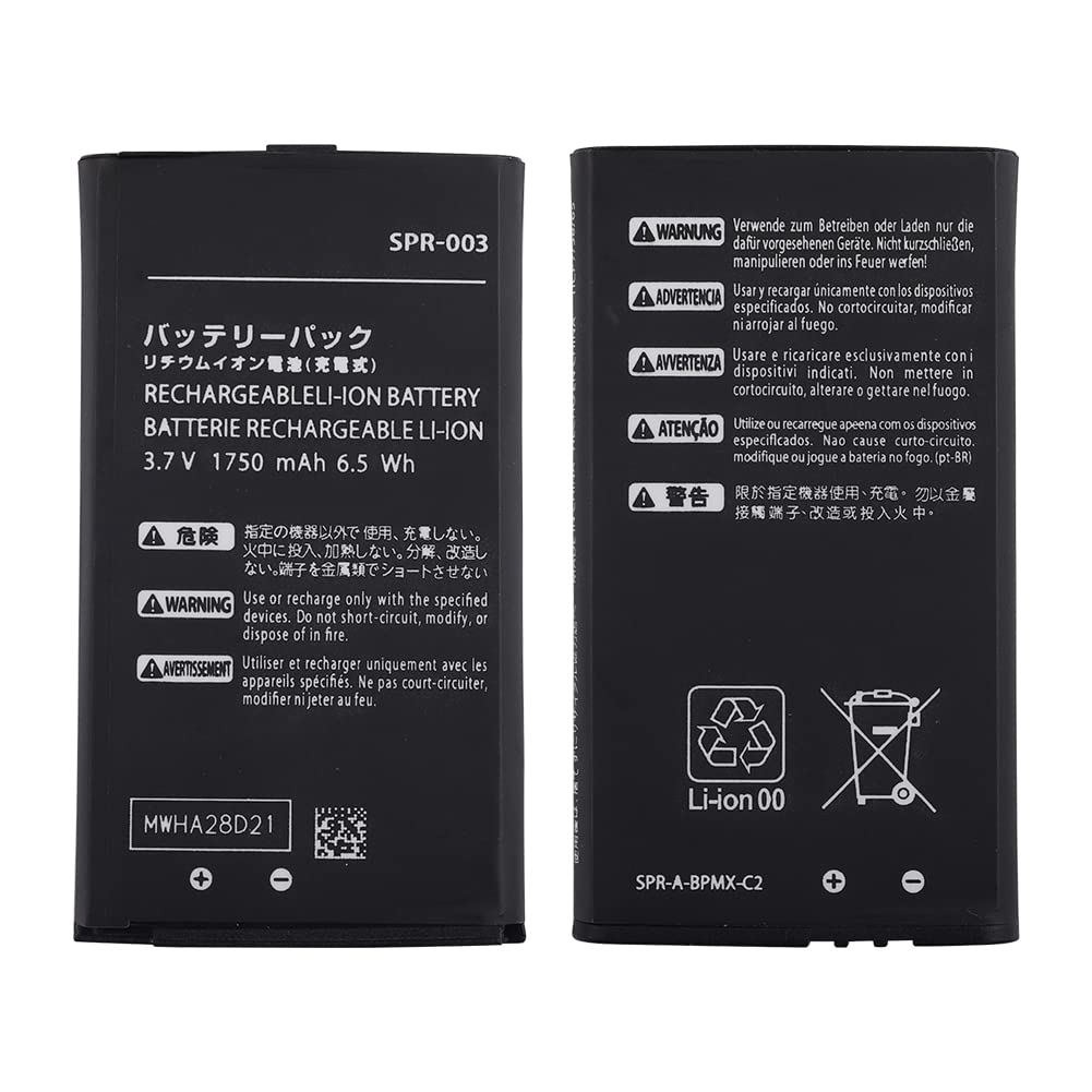Batteria di ricambio compatibile con Nintendo 3DS XL SPR-003 SPR-001 con toolkit