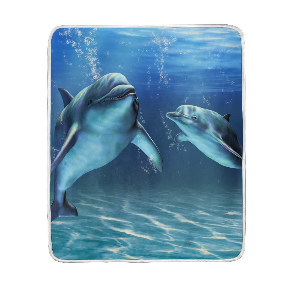 My Daily Dolphins Throw Blanket Polyester Microfiber Sofa Warm Couch Bed  Blanket 50x60 inch : Amazon.co.uk: Home u0026 Kitchen