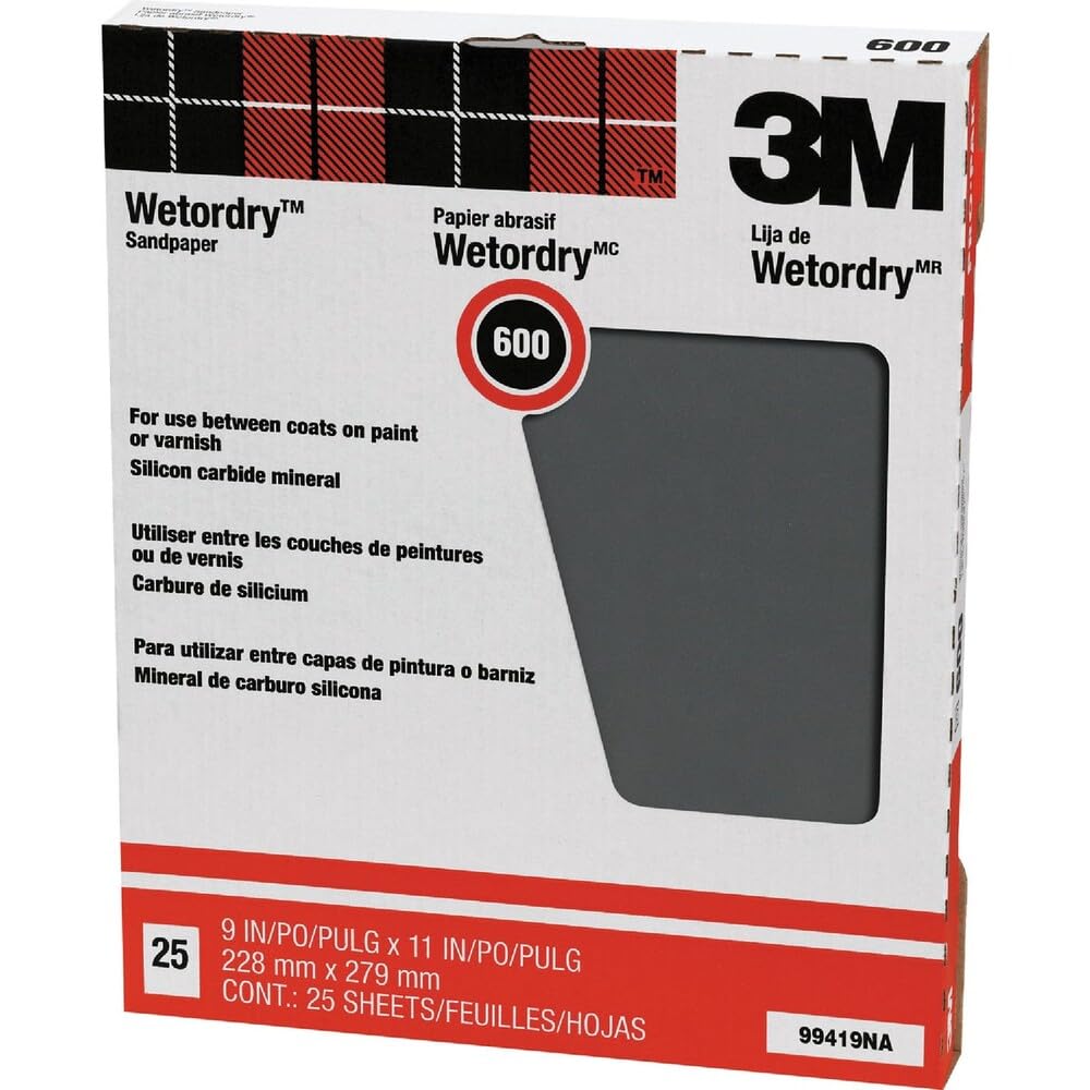3M 88619NA 99419 Sand Paper, 9" x 11"