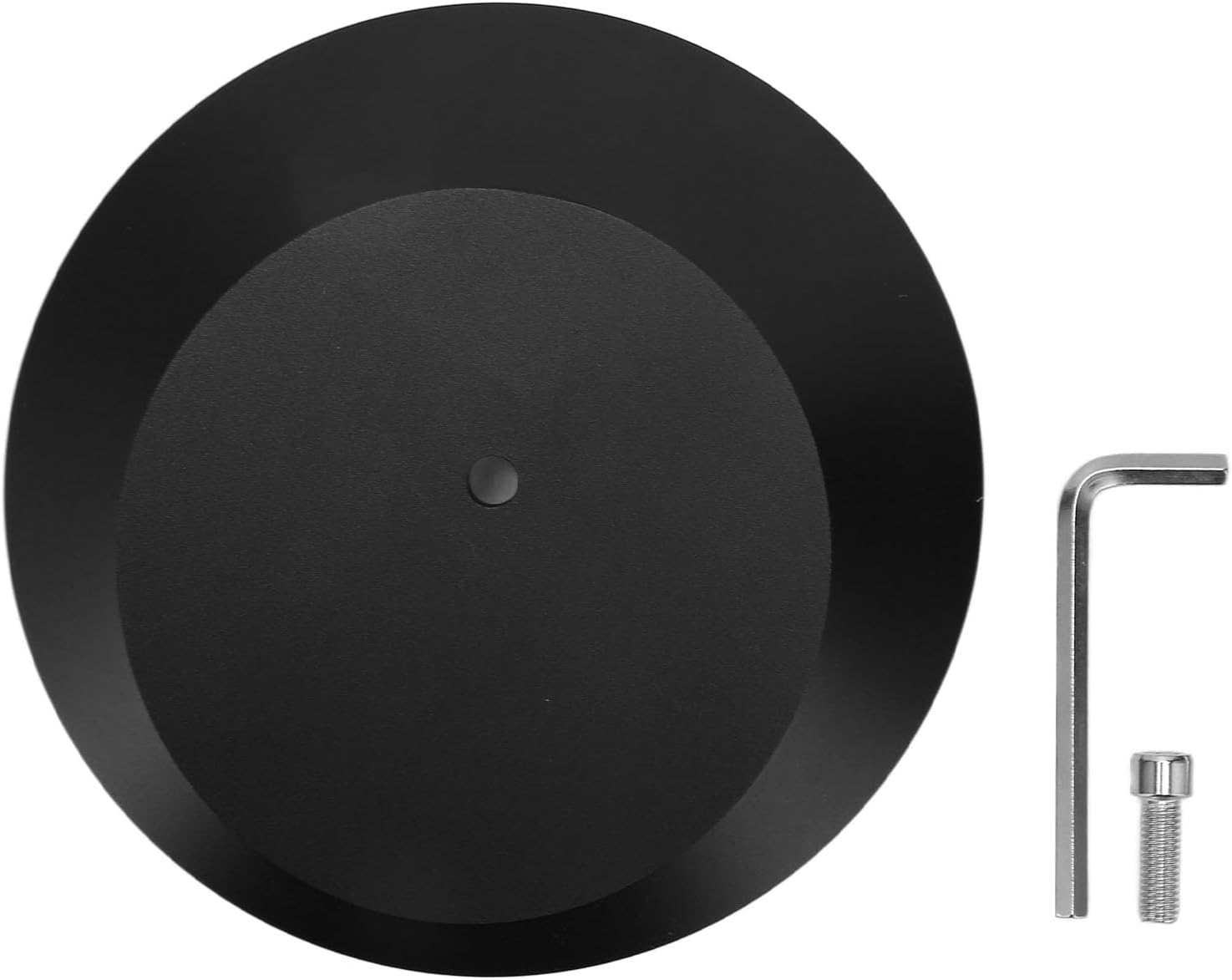 Yunseity Speaker Stand for, Metal, Black, Part Number: Yunseity-SonosEra100-Base, 120mm/4.72in Base Diameter, Tilted Design