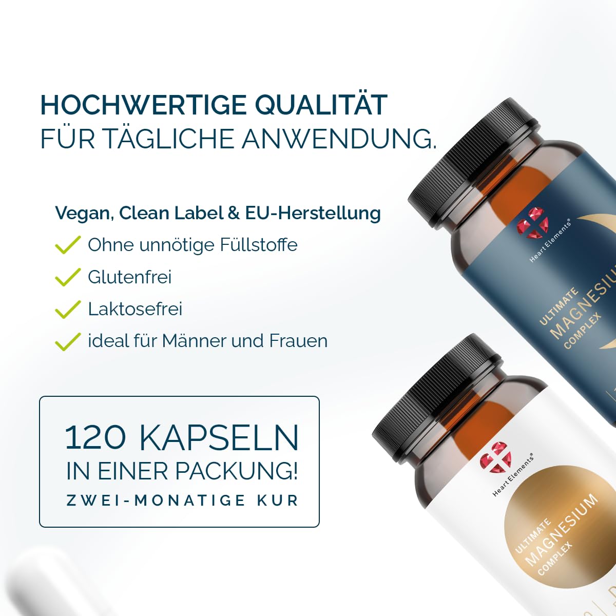 Ultimate Magnesium Komplex 240 Kapseln mit B6 D3 K2