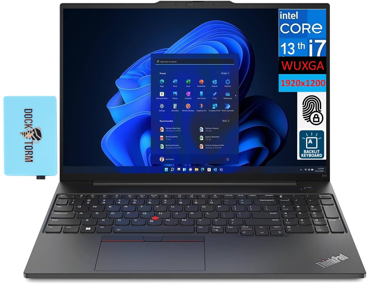 Sponsored Ad – Lenovo ThinkPad E16 Gen 1 High Performance Business Laptop 16.0" IPS WUXGA (10-Core Intel i7-1355U, 16GB RAM, 1TB M.2 PCIe SSD, Backlit KYB, FP Reader, Thunderbolt 4, HD Webcam, Win 11 Pro