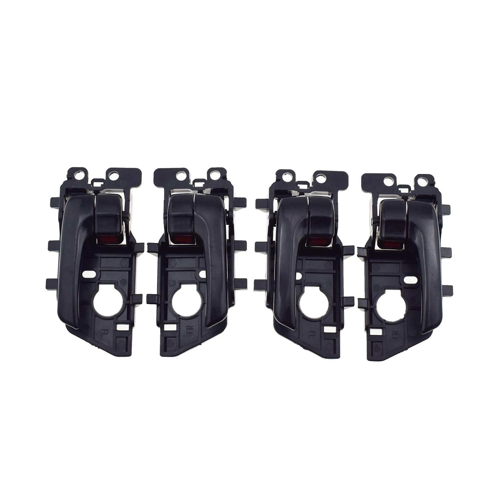 LinQianBhD for Kia for Forte for Cerato 2008 2009 2010 2011 2012 2013 4Piece Inside Inner Door Handle 826201M010WK 826101M010WK Inner Car Door Handle(4PCS Black)