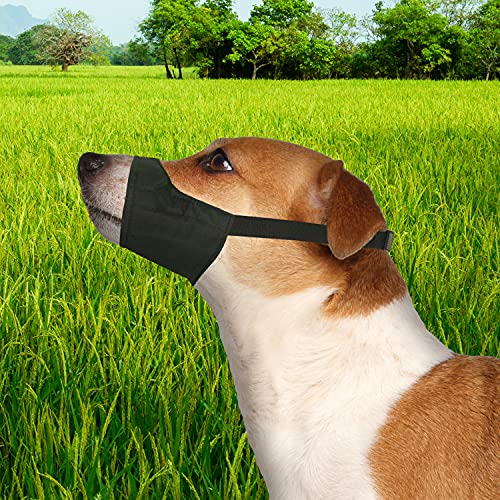 Image of Four Paws Walk-About Adjustable Quick-Fit Dog Muzzle, Black, X-Small