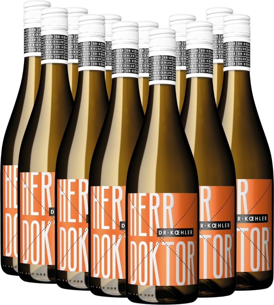 Herr Doktor Dr. Koehler Weinpaket (12 x 0,75l) inkl. kostenlosem VINELLO.weinausgießer