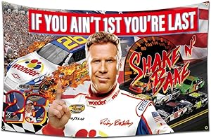 Eksent 'If You Ain't First You are Last' 3x5ft Banner Flag, Funny Durable Poster