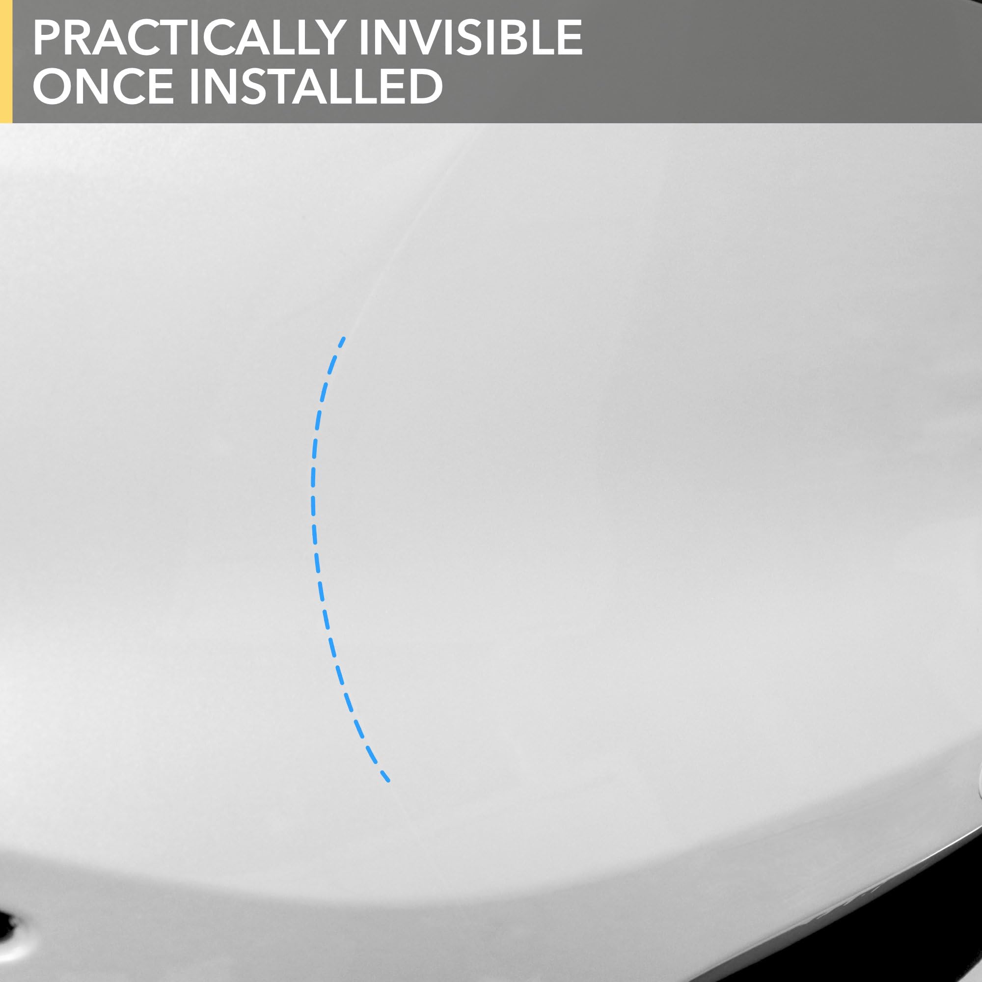 TWRAPS Mini Bumper PPF for Tesla Model S (No Parking Sensor Cutouts, Apr 2023-2025) - Custom Fit Anti Scratch Paint Protection Film Cover, Clear Self Healing Shield Guard, Complete with Install Kit