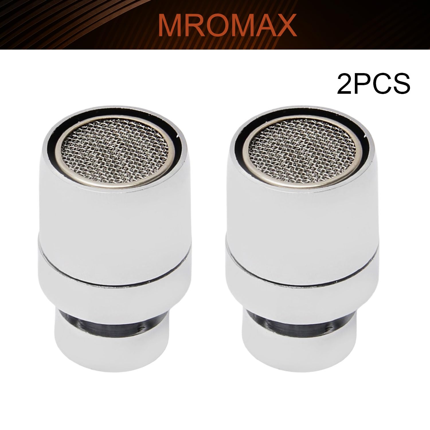 MroMax - Set di 2 rompigotti per rubinetti, universali, da 16 mm, filettatura femmina, ricambio per rubinetto da bagno, lavandino, cucina, bidet