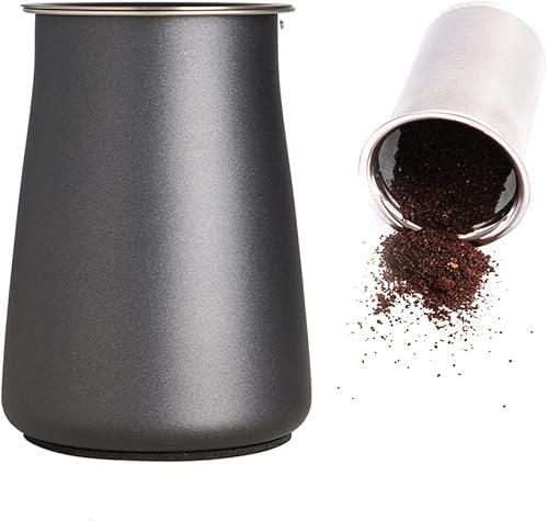 watchget Tamiz de café Molido de café Tamiz de 250um de malla fina de café en polvo Tamiz de acero inoxidable Receptor de café molido Accesorio para