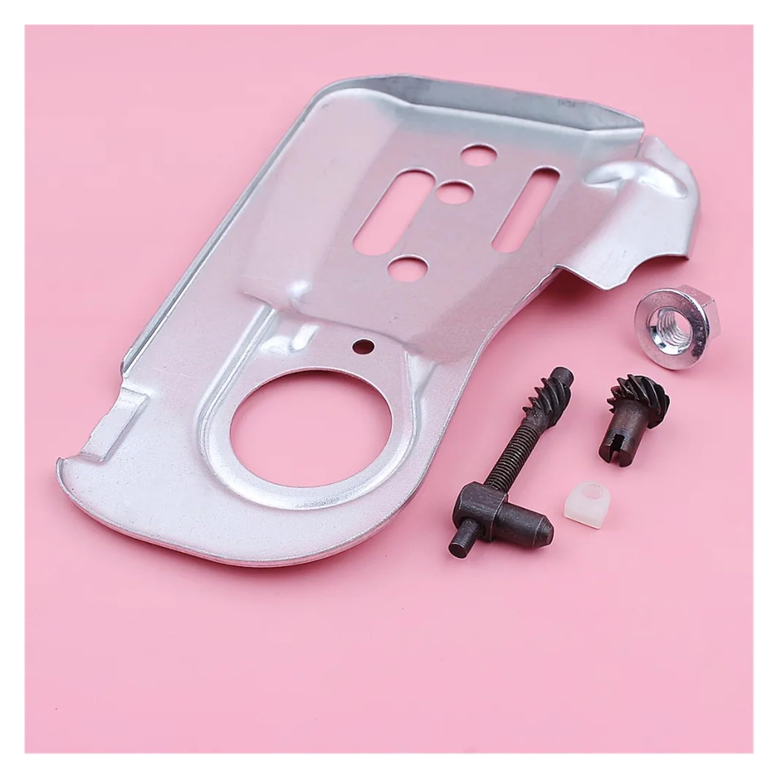 Piastra Guida tendicatena regolatore Catena for Kit Dado Barra 445 450 Motosega Sostituzione Pezzo di Ricambio utensile