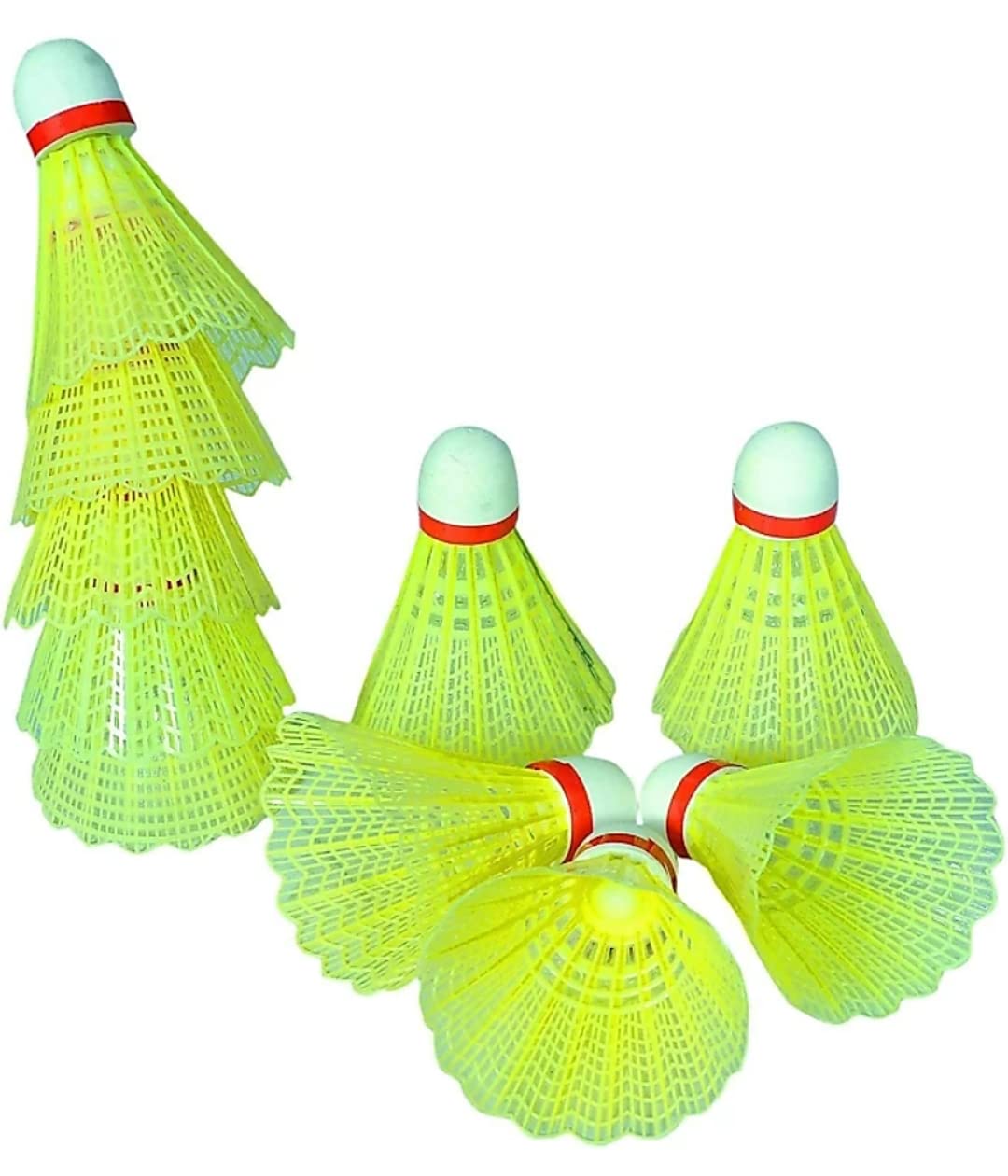Badminton Shuttle Cork Pack of 10 for Outdoor and Indoor Sports, Badminton Shuttlecocks (Pack of 10, Plastic)-image-36