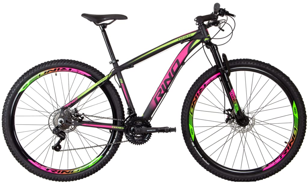 Bicicleta Aro 29 Rino Everest Color 24v Cambios Shimano (Verde