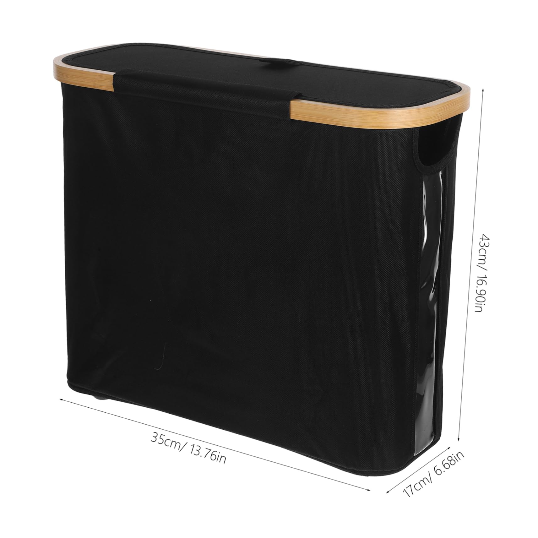 Panier Étanche et Anti-poussière en Tissu Oxford de Rangement Pliable avec Couvercle, Design Moderne pour Papier Toilette pour Salle de Bain et Salon
