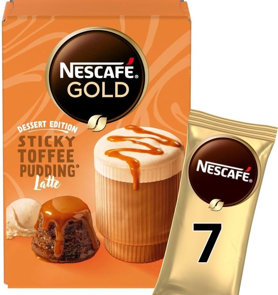 The CoffeeMarket Ltd : Buy 1-6 Boxes STICKY TOFFEE PUDDING Instant Coffee