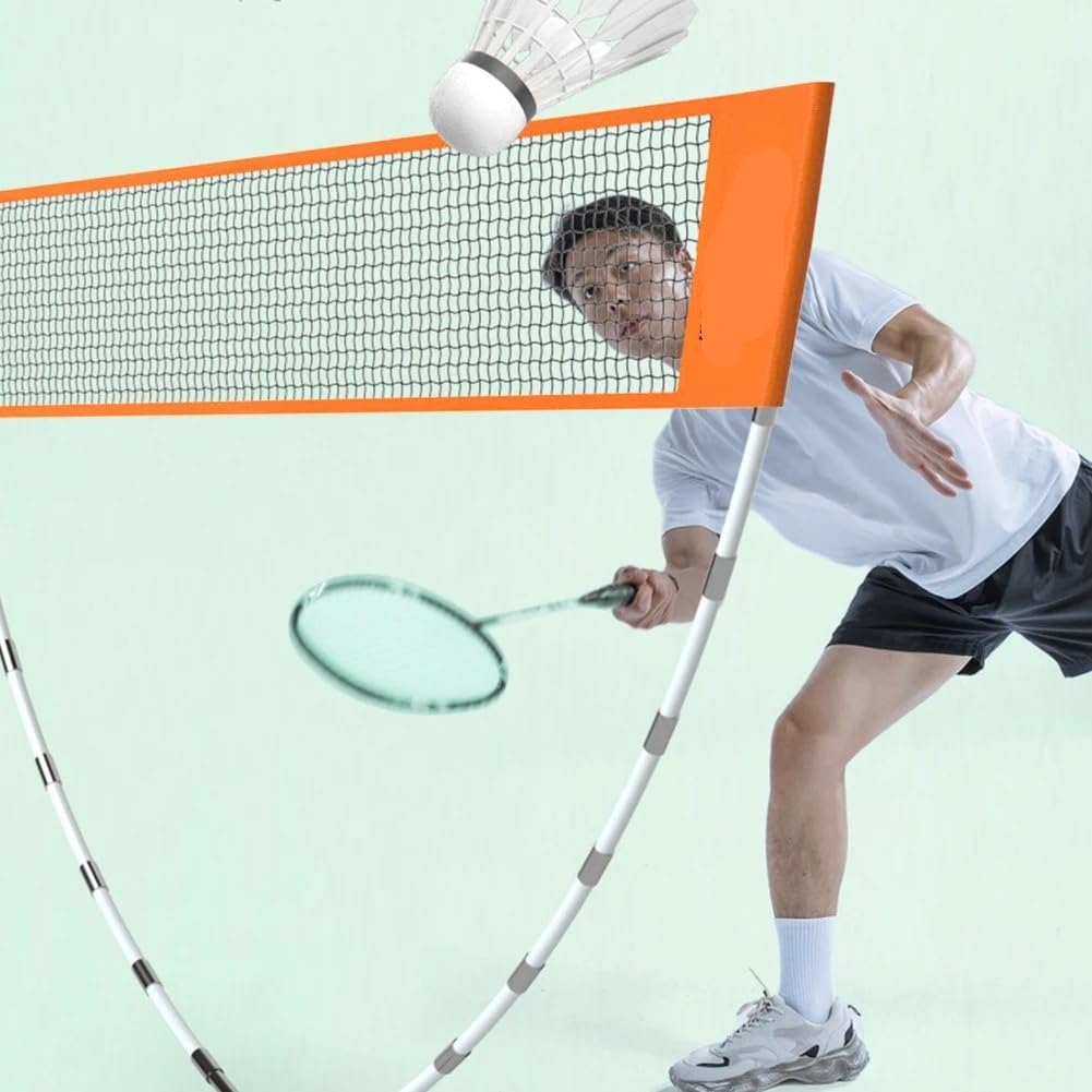 Rete da badminton professionale for allenamento, facile installazione, pallavolo, regolabile in altezza, con borsa for il trasporto, for interni ed esterni per Sport