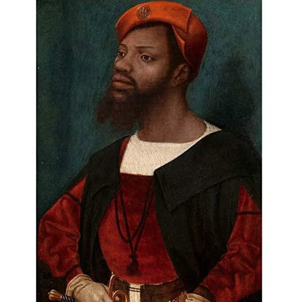 Artery8 Mostaert Portrait African Man Art Print Canvas Premium Wall Decor Poster Mural